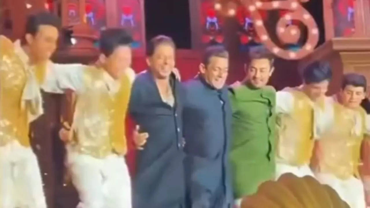 SRK, Salman, Aamir Give EPIC Performance At Anant-Radhika's Pre-Wedding Gala, Internet Goes Crazy