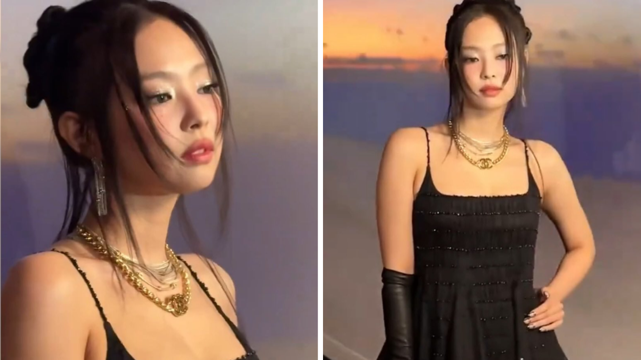 Blackpink's Jennie Proves She's The Ultimate Chanel Girl In A Little Black Dress At Paris Fashion Week 2024