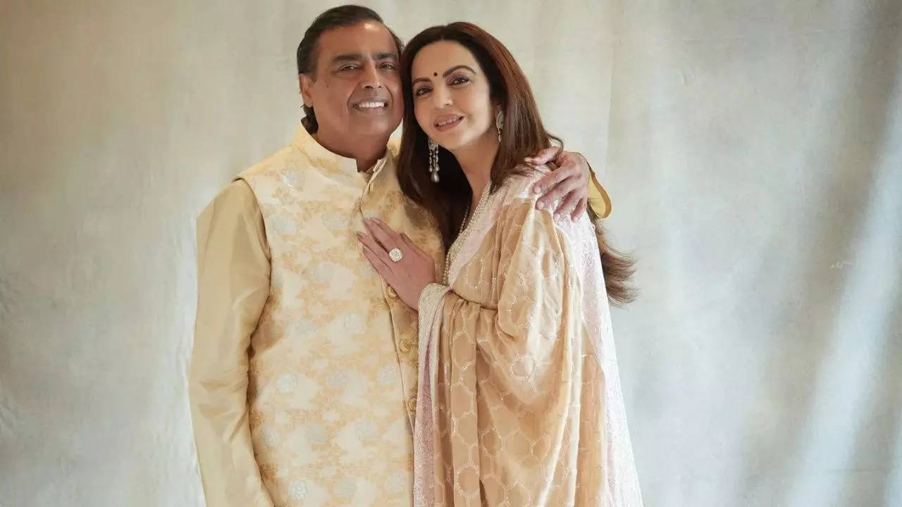 Mukesh and Nita Ambani