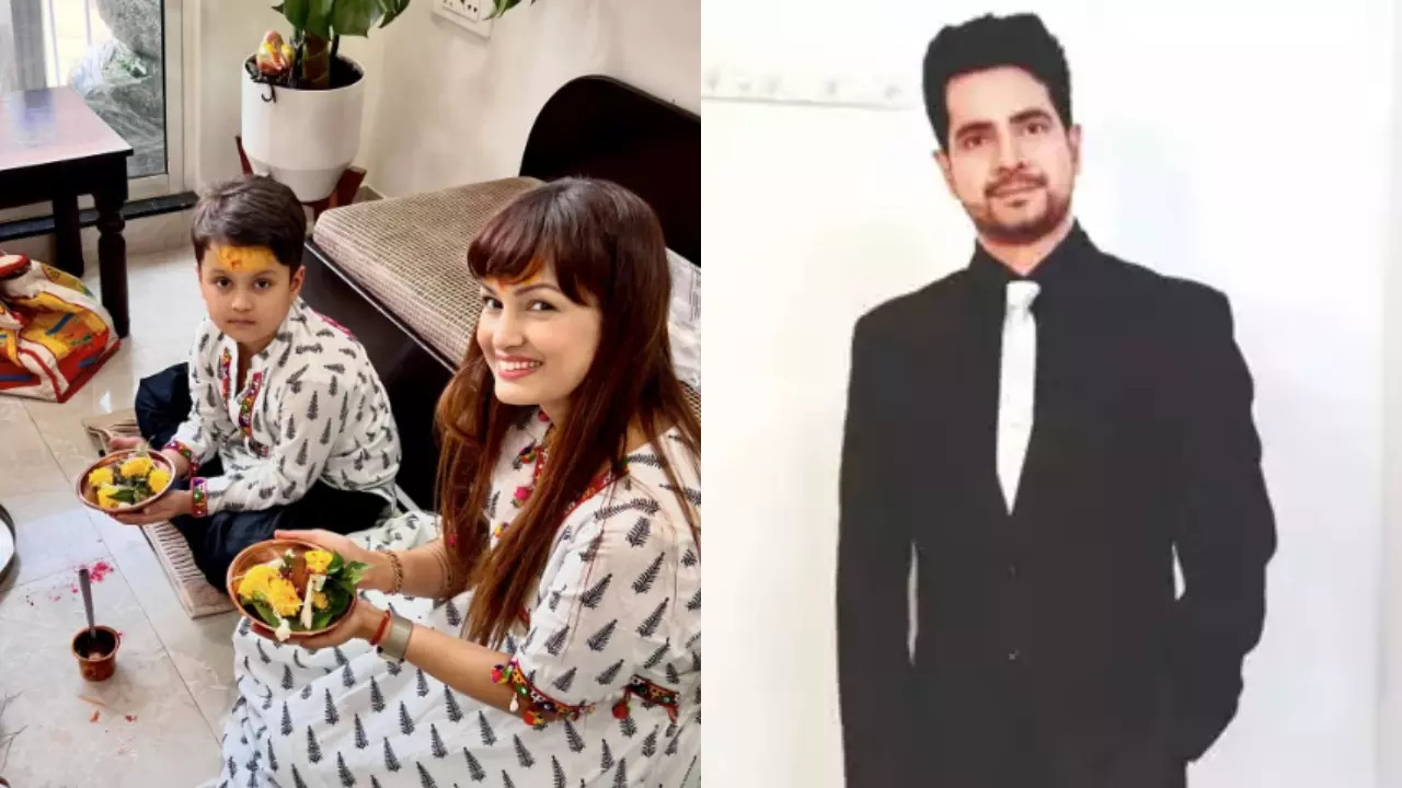 Nisha Rawal Does Griha Pravesh At New Home With Son Sans Estranged Husband Karan Mehra