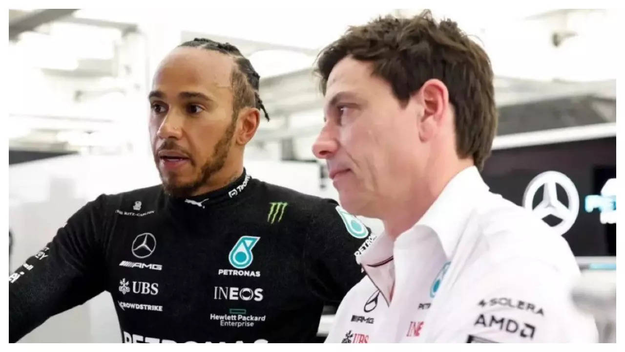 Lewis Hamilton and Toto Wolff