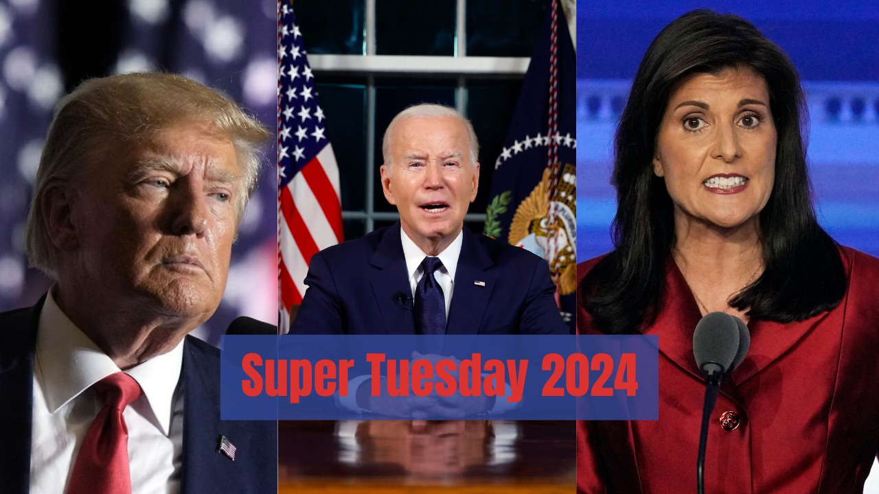 Donald Trump, Joe Biden and Nikki Haley