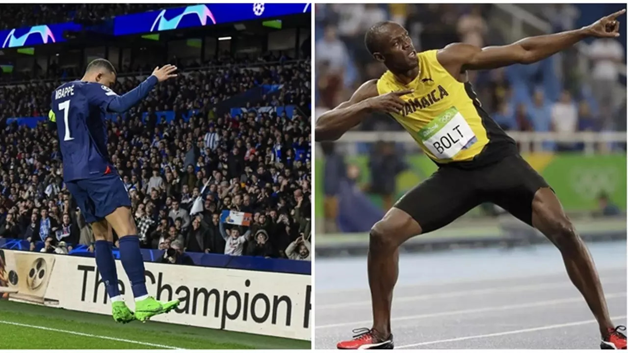 Kylian Mbappe Almost Breaks Usain Bolt’s 100 Meter Record In UEFA Champions League Match