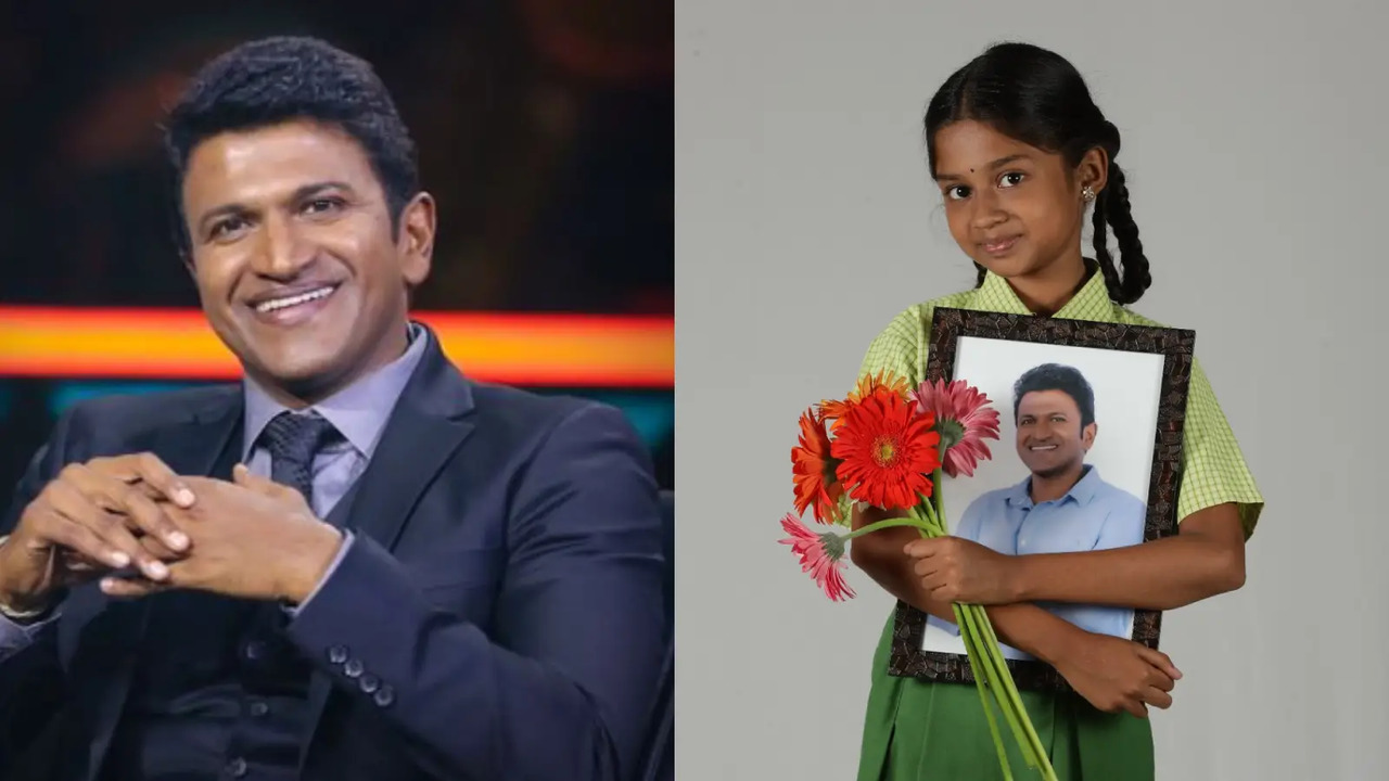 (L) Puneeth Rajkumar, (R) Harshala Hani