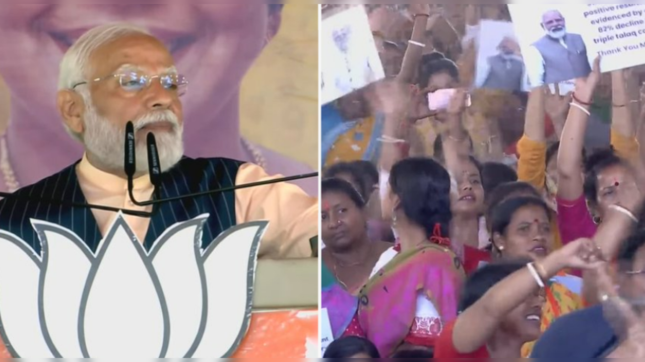 PM Modi slammed the ruling Trinamool Congress and said the party does not protect women and added that 'TMC sinned against women of the state.'