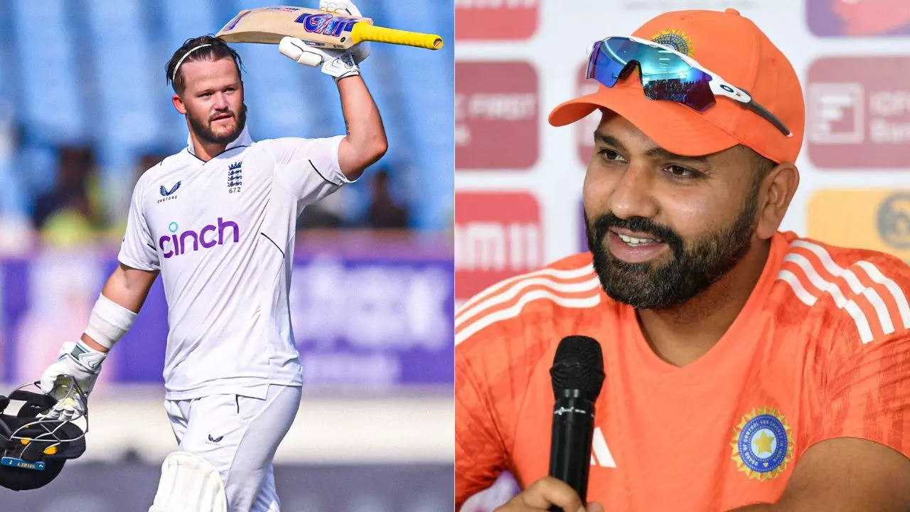 Ben Duckett (left), England opener and Rohit Sharma (right), Team India captain.