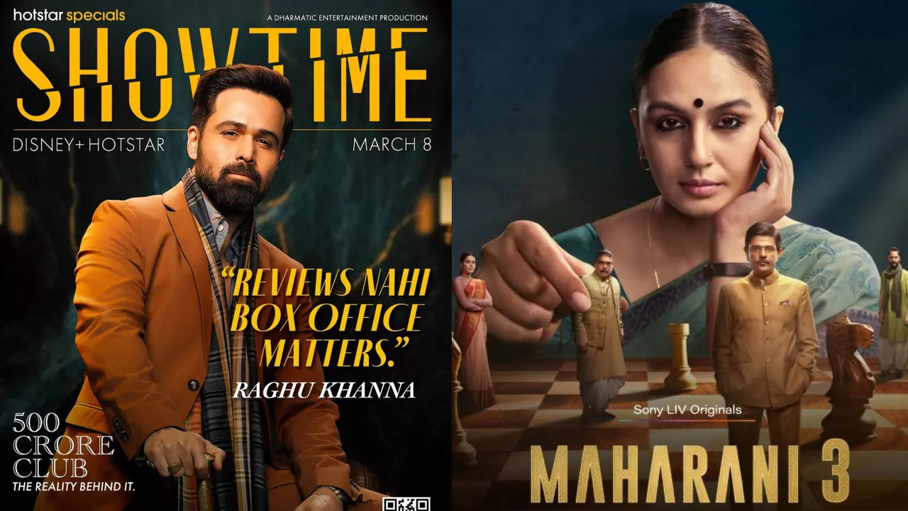 Header: OTT Releases This Weekend: Showtime To Maharani 3, Movies, Series Releasing On Netflix, Prime Video And Disney Hotstar