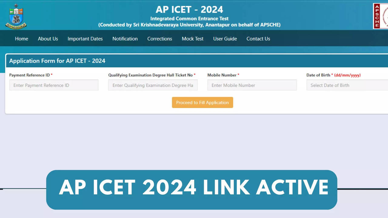 AP ICET 2024 Registration Begins on cets.apsche.ap.gov.in, Direct Link to Apply