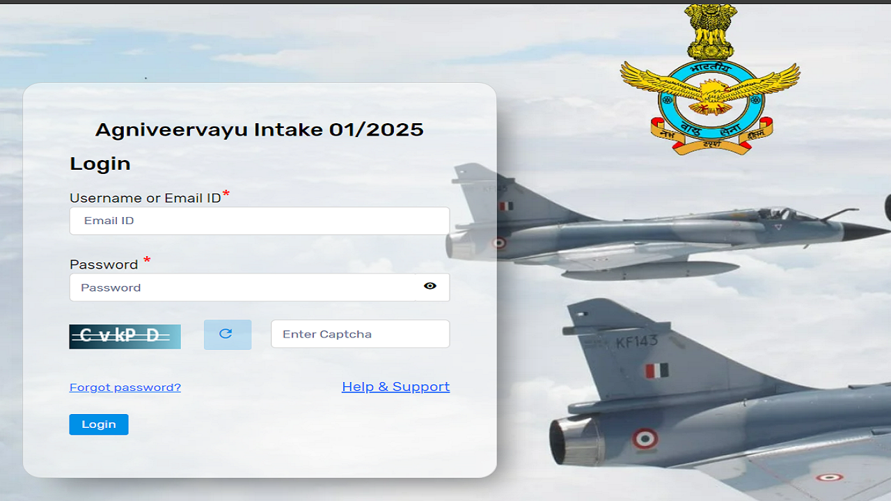 IAF Agniveer Vayu Recruitment 2024 Exam City Slip Released on agnipathvayu.cdac.in, Direct Link