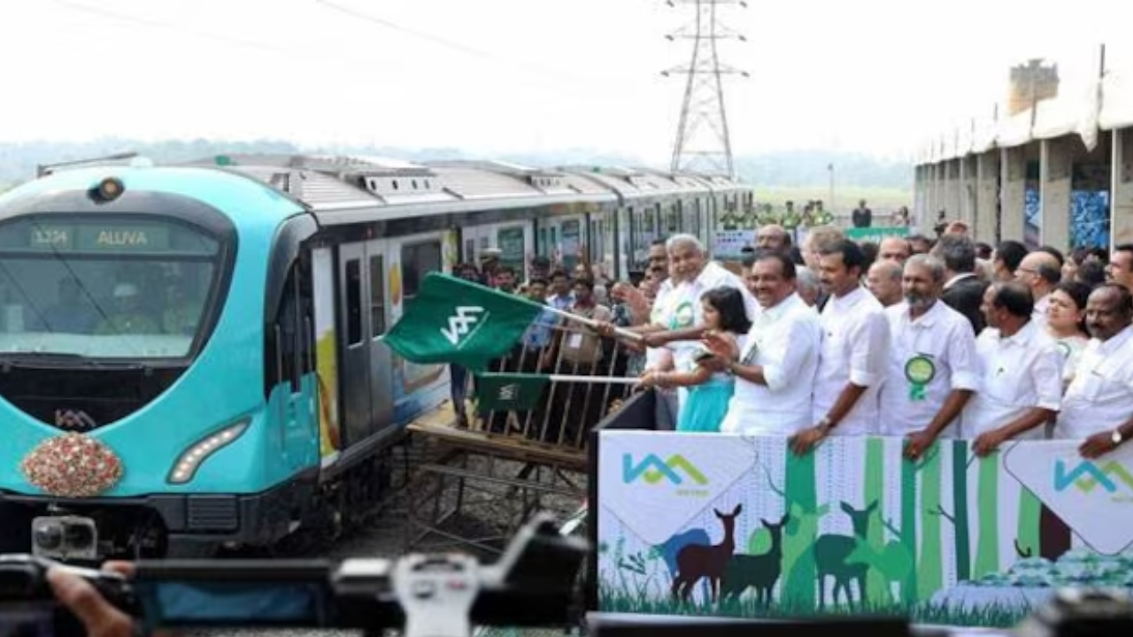 Kochi Metro - KMRL has decided that each of Kochi Metro Rail's station will  be created based on themes centered around God's Own Country and will  feature artwork and visuals based on