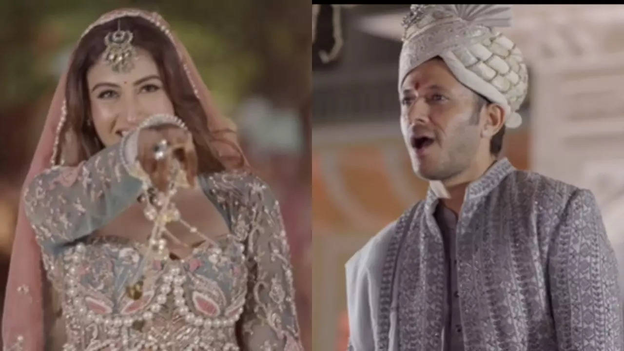 Surbhi Chandna Sings Soulful Song Written By Husband Karan Sharma During Her Entry At Wedding - Watch