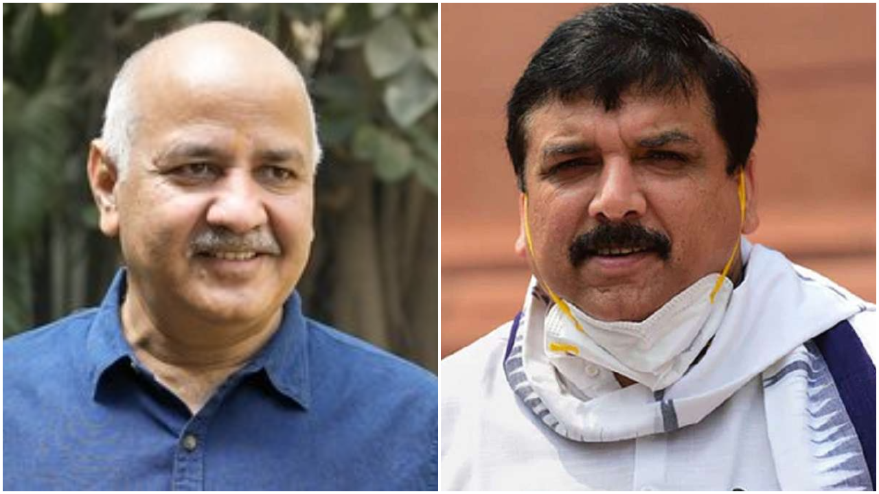 Manish Sisodia and Sanjay Singh