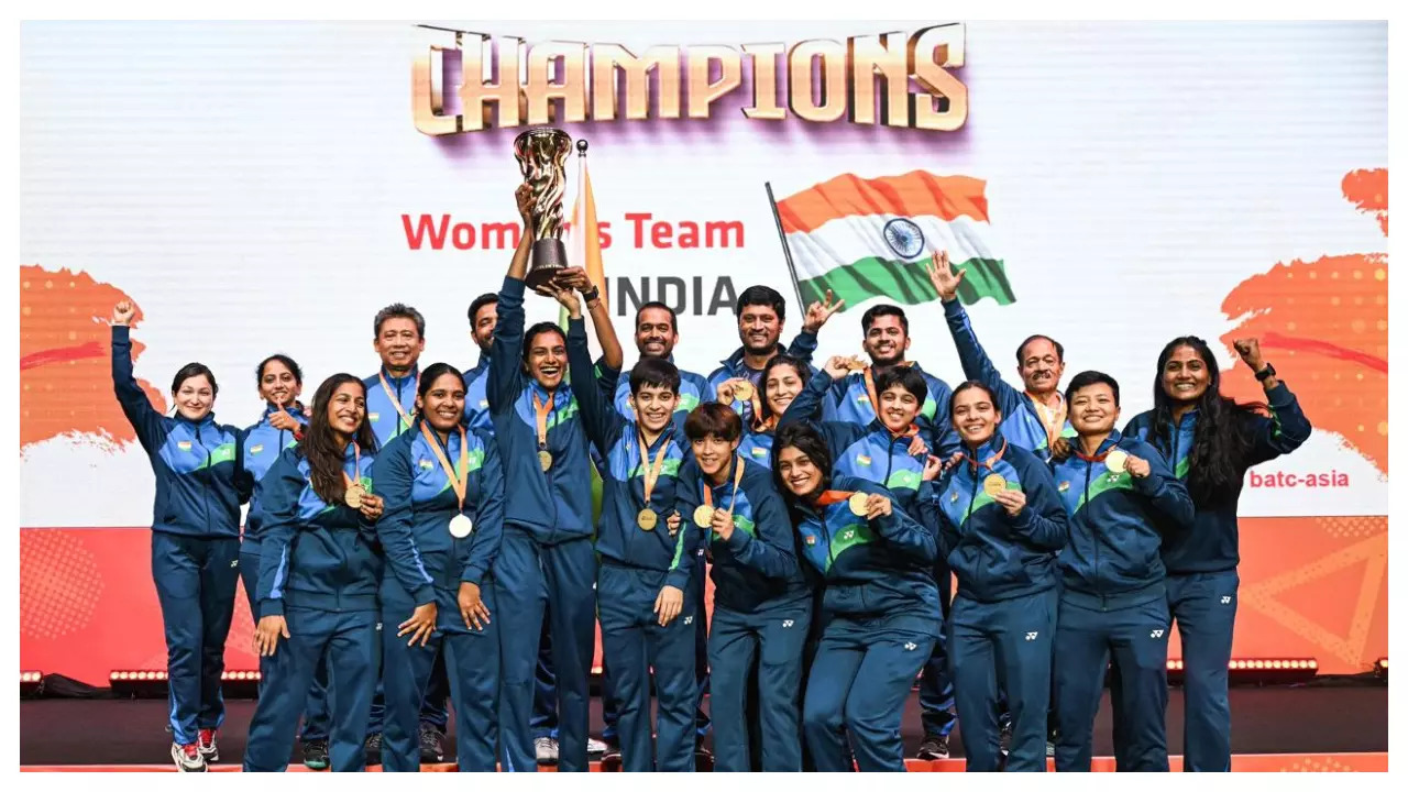 Indian women's badminton team