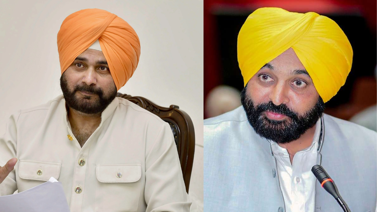 Navjot Sidhu and Bhagwant Mann