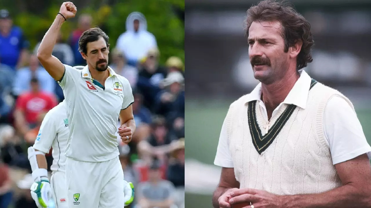 Mitchell Starc breaks Dennis Lillee's 40-year-old record to become 4th highest wicket-taker for Australia in Tests