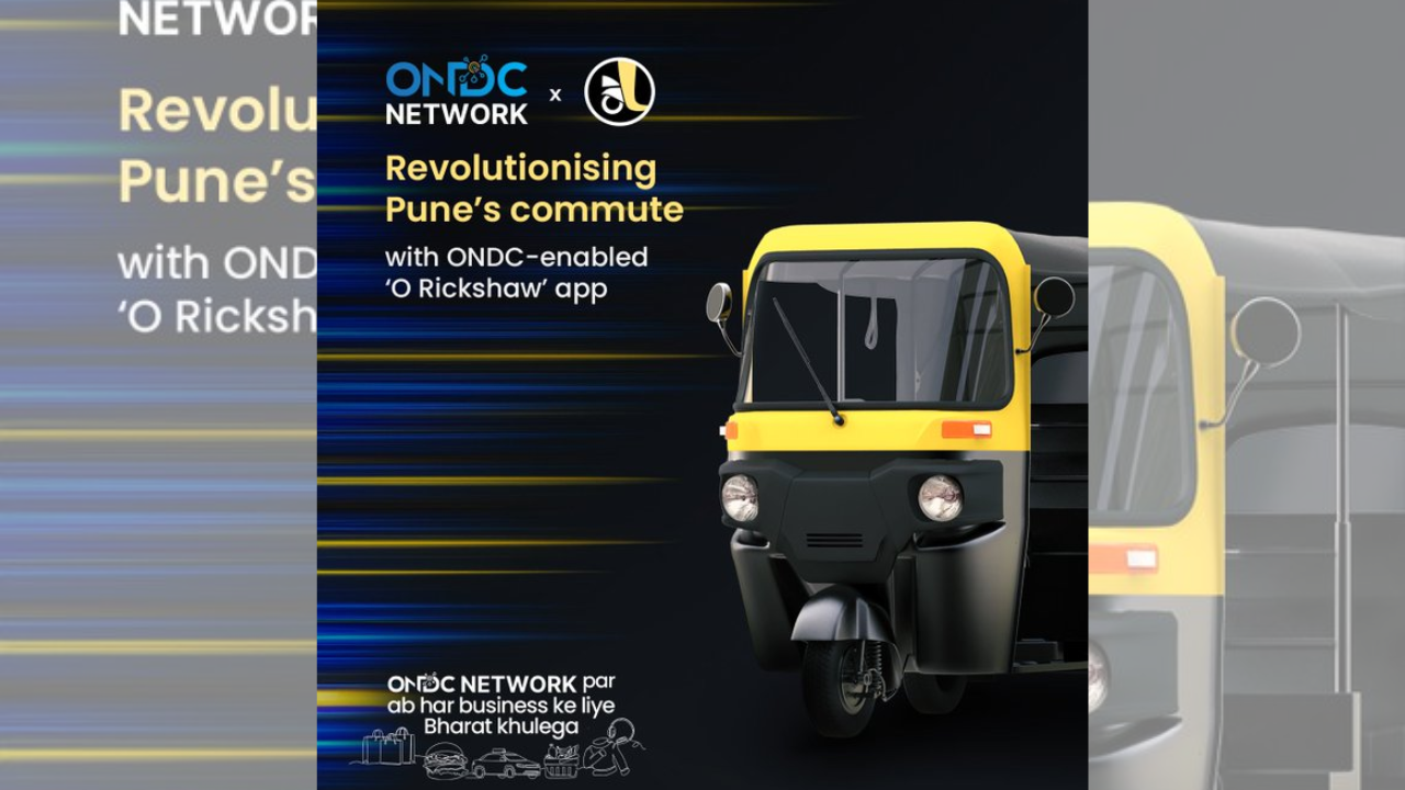 The 'O Rickshaw' app in Pune. (Credits: Twitter/@ONDC_Official)