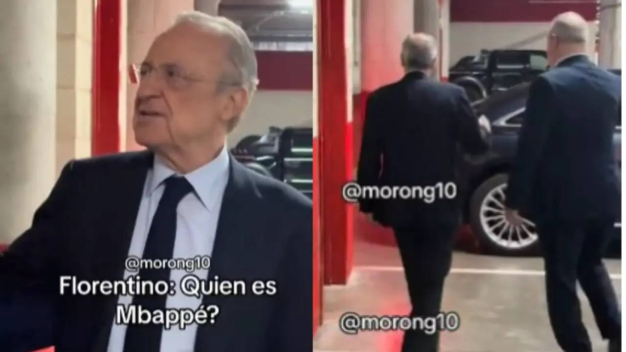 Who is Mbappe? Who is Davies? Real Madrid President, Florentino Perez Replies To Fan Query - WATCH VIRAL Video