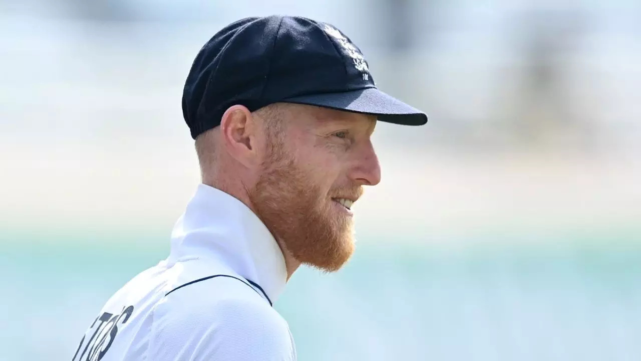 Ben Stokes in action during the fifth Test between India and England in Dharamsala.