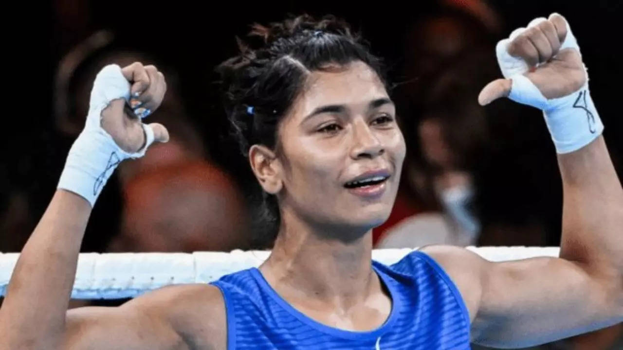 Indian boxer Nikhat Zareen