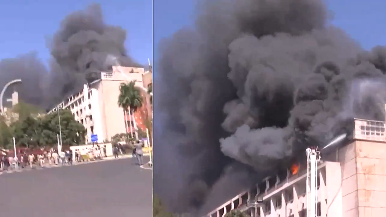 mp bhopal Vallabh Bhavan fire