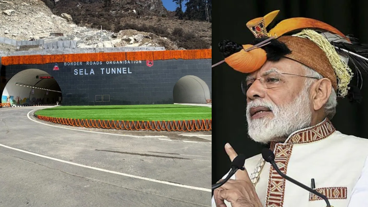 pm modi sela tunnel