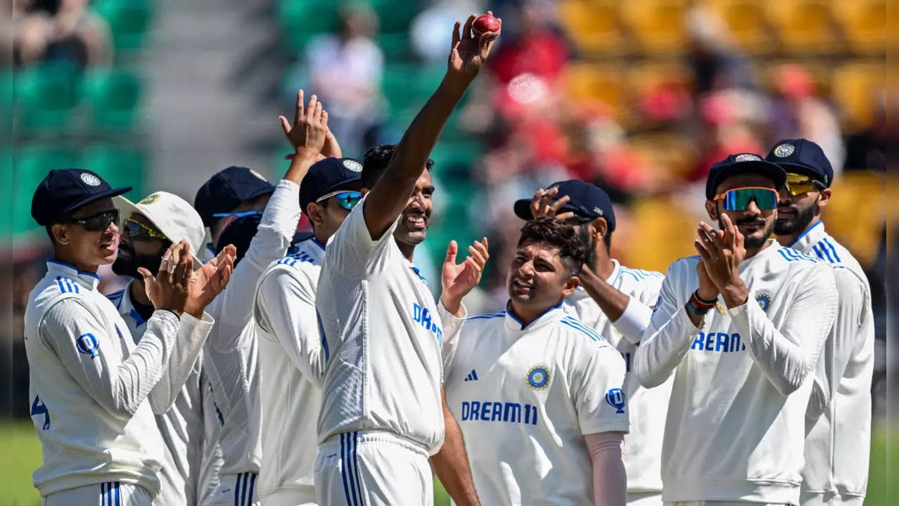 Ashwin becomes first bowler in history to take 10 wickets in his 100th Test