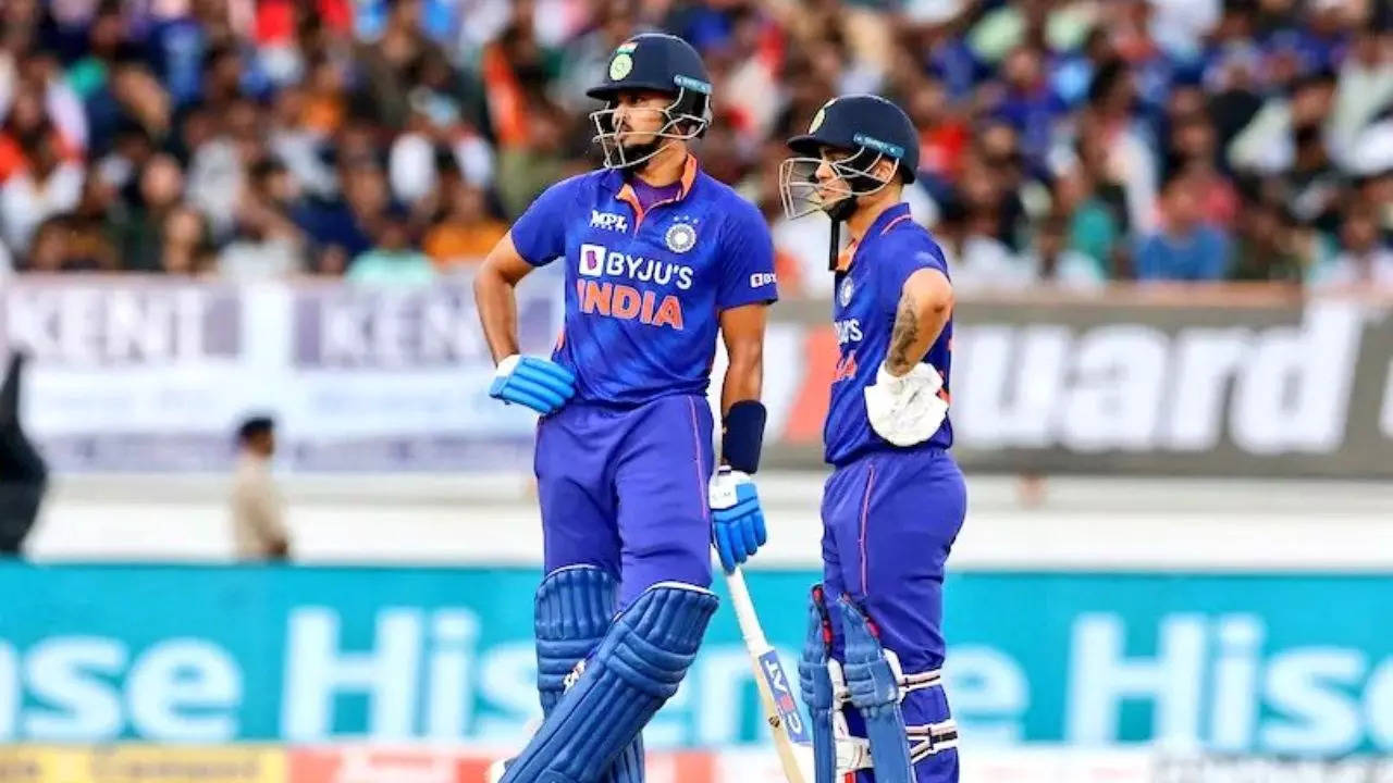 Indian batters Shreyas Iyer and Ishan Kishan.