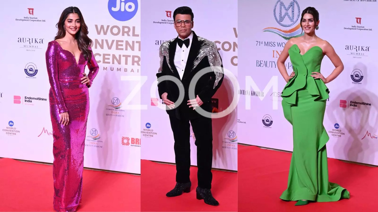 Miss World 2024 Red Carpet: Kriti Sanon, Karan Johar, Pooja Hegde And More Attend Grand Event In Mumbai