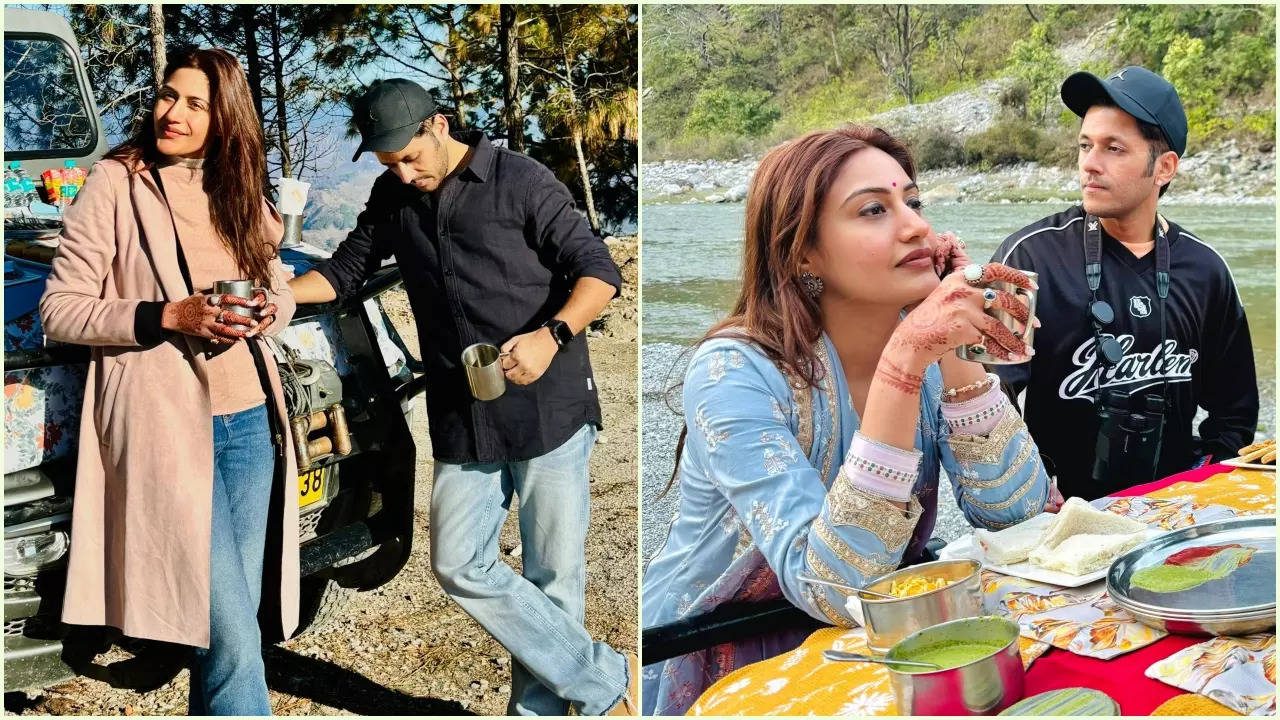 Surbhi Chandna-Karan R Sharma Enjoy Safari Adventure In Uttarakhand Post Wedding; See Pics