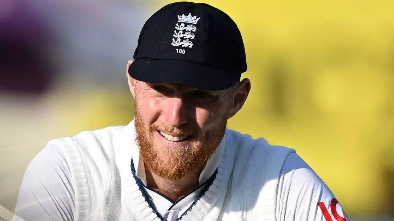 England captain Ben Stokes during the fifth Test match against India in Dharamsala.