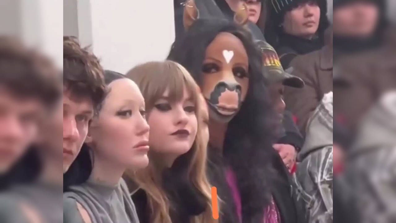 Horse Girl At Fashion Show.