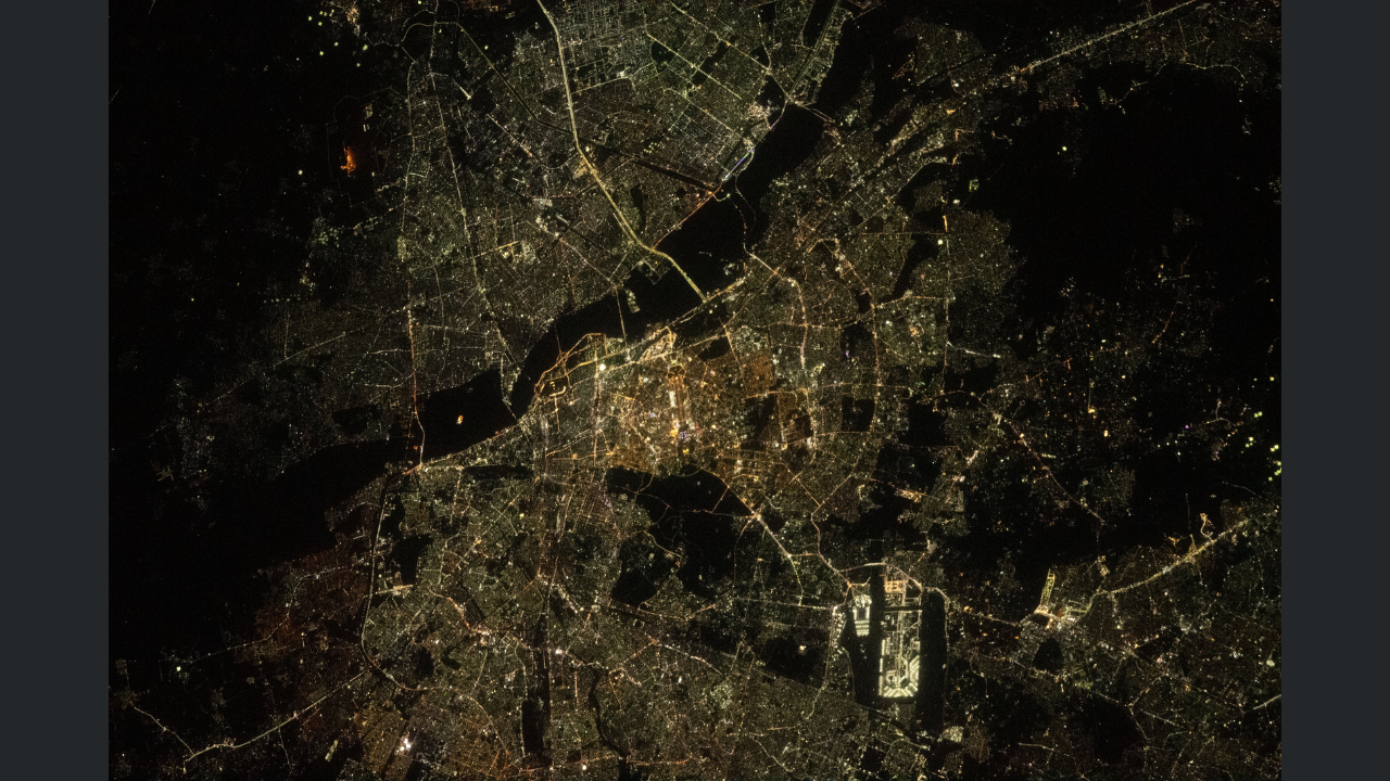 Delhi's City Lights As Seen From International Space Station