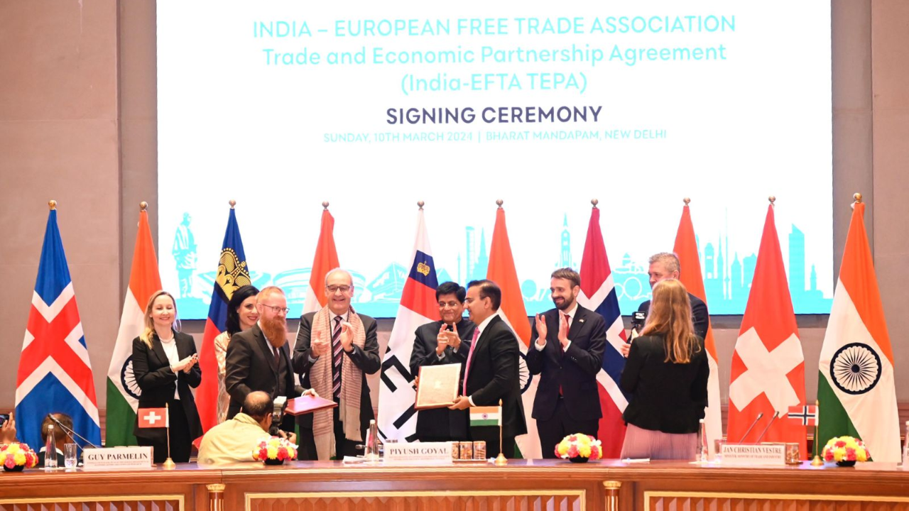 How India's Trade Agreement With Four-Nation EFTA Will Benefit Indians | Details