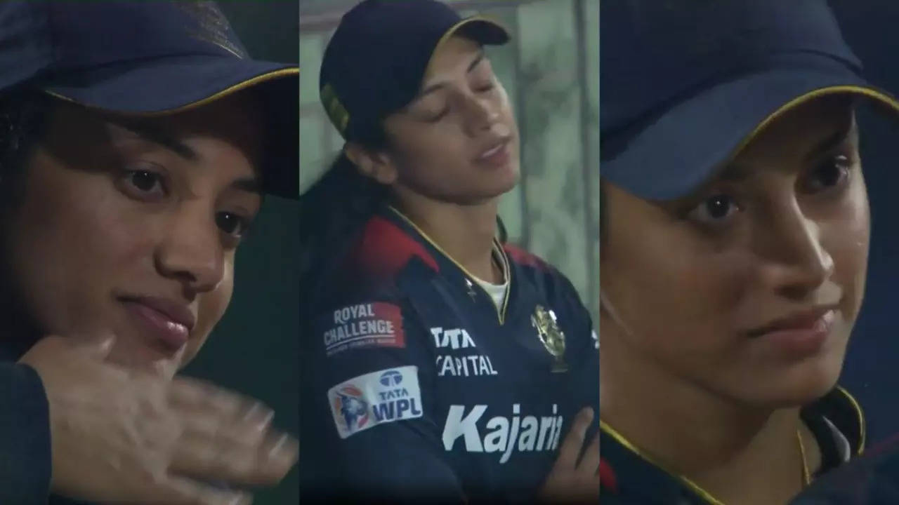 Smriti Mandhana's heartbreaking reaction after RCB's one-run defeat in WPL 2024 goes viral