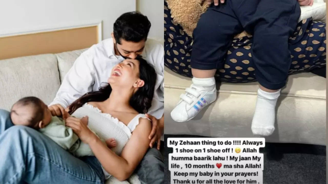 Gauahar Khan Melts Hearts With Cute Pic Of Son Zehaan As He Turns 10 Months Old