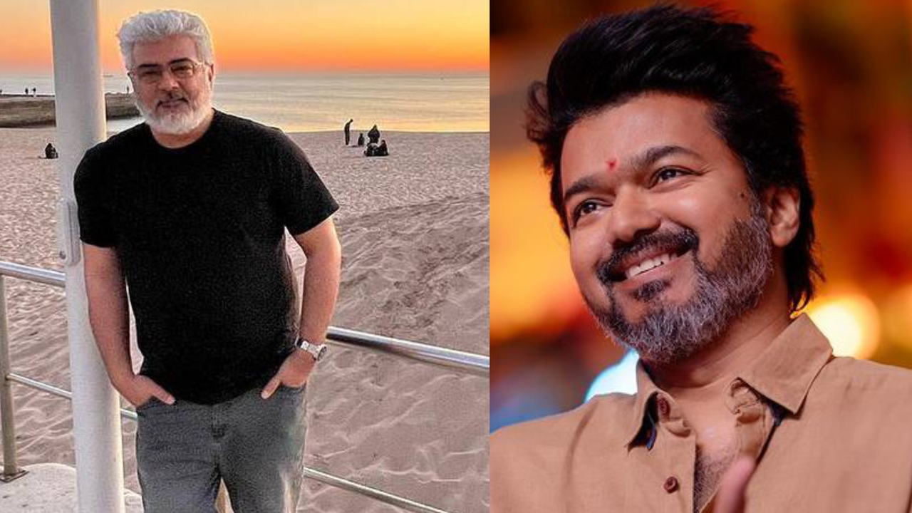 Ajith (L) and Vijay (R)