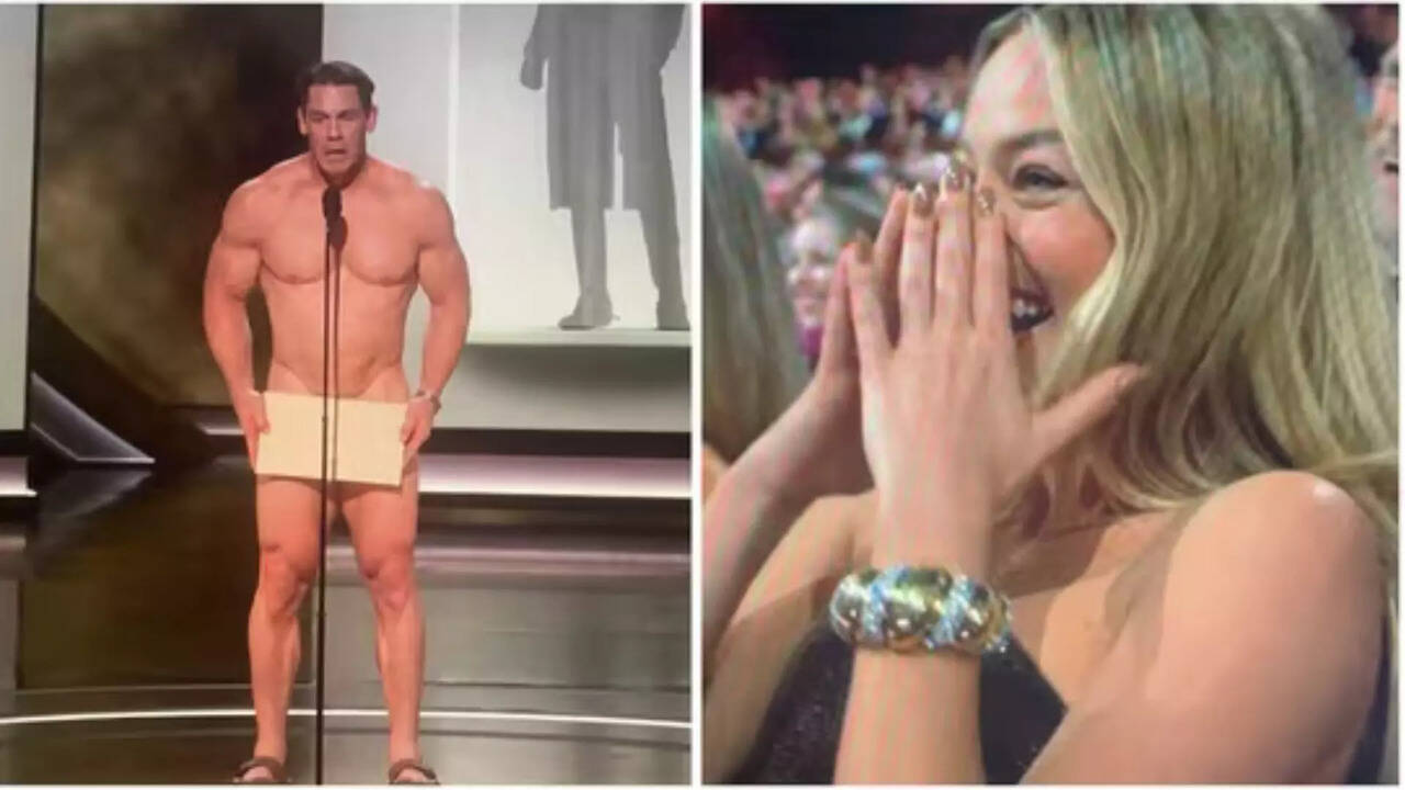  Oscar 2024: ஆஸ்கர் மேடையில் நிர்வாணமாக வந்த ஜான் சீனா.. வைரலாகும் வீடியோ.. பப்ளிசிட்டிக்காக இப்படியெல்லாமா பண்ணுவீங்க! 