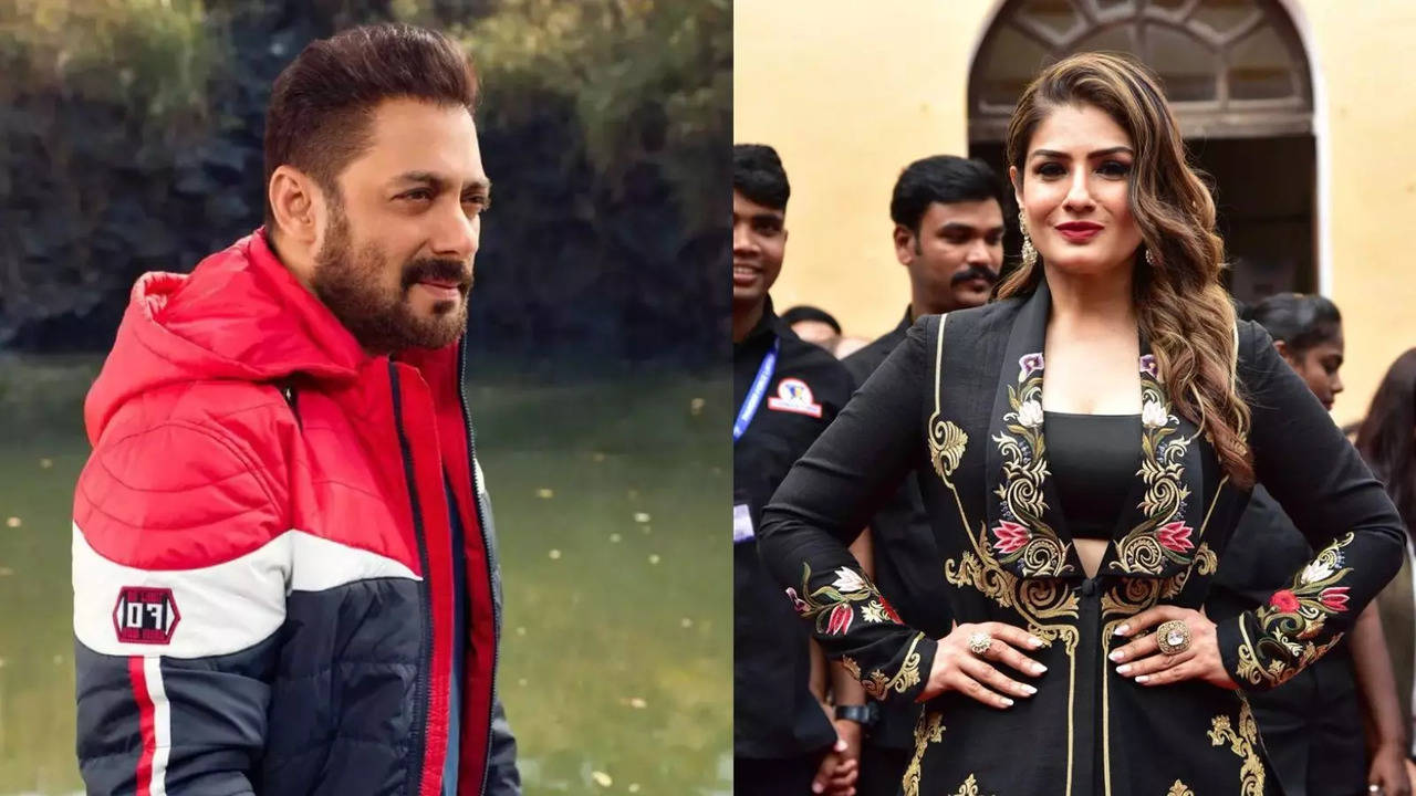 What's Cooking Between Salman Khan, Raveena Tandon? Bhaijaan Drops Hint In Latest Tweet