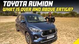 Toyota Rumion - Better than Ertiga  Looks Interior Price  More  Drive Review in Hindi