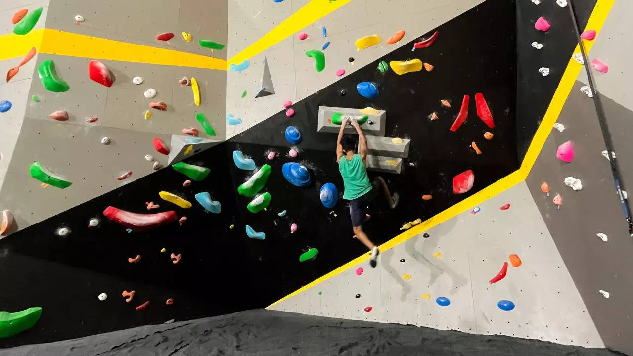 Climb City is India's largest indoor climbing facility