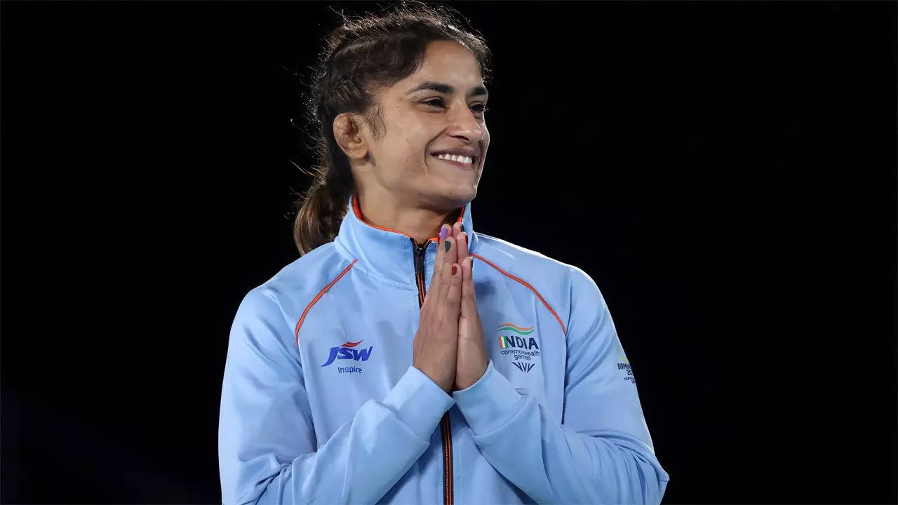 Indian wrestler Vinesh Phogat.