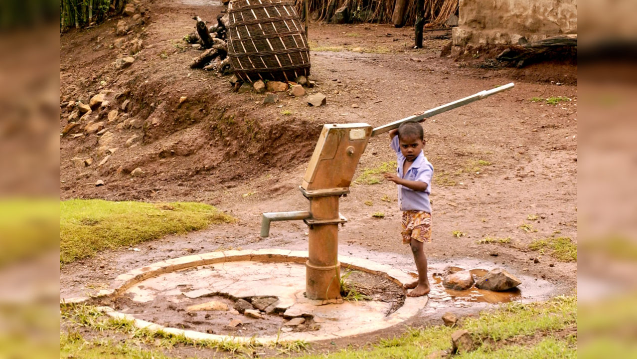 Handpump in this village in Jhansi generate liquor instead of water