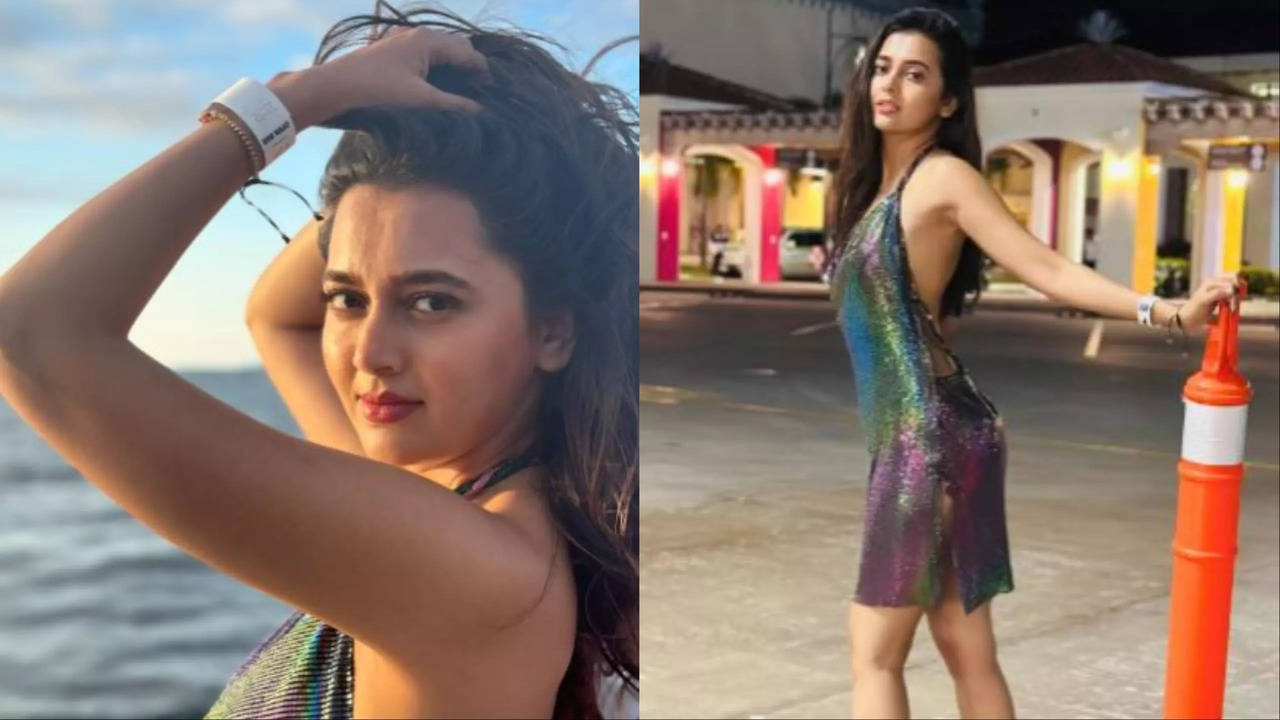 Tejasswi Prakash Sizzles In Backless Dress During Mexico Vacay; BF Karan Kundrra Is All Hearts