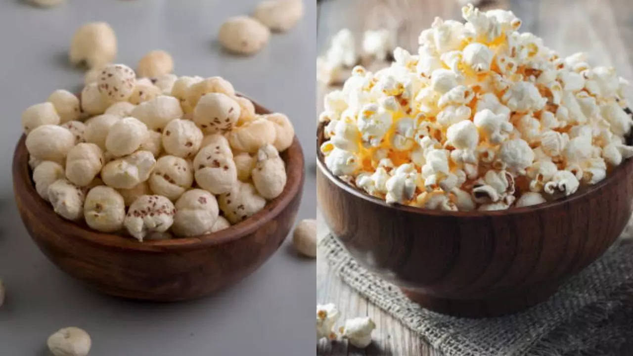 Makhana Vs Popcorn: Check Which One Is A Healthier Snack