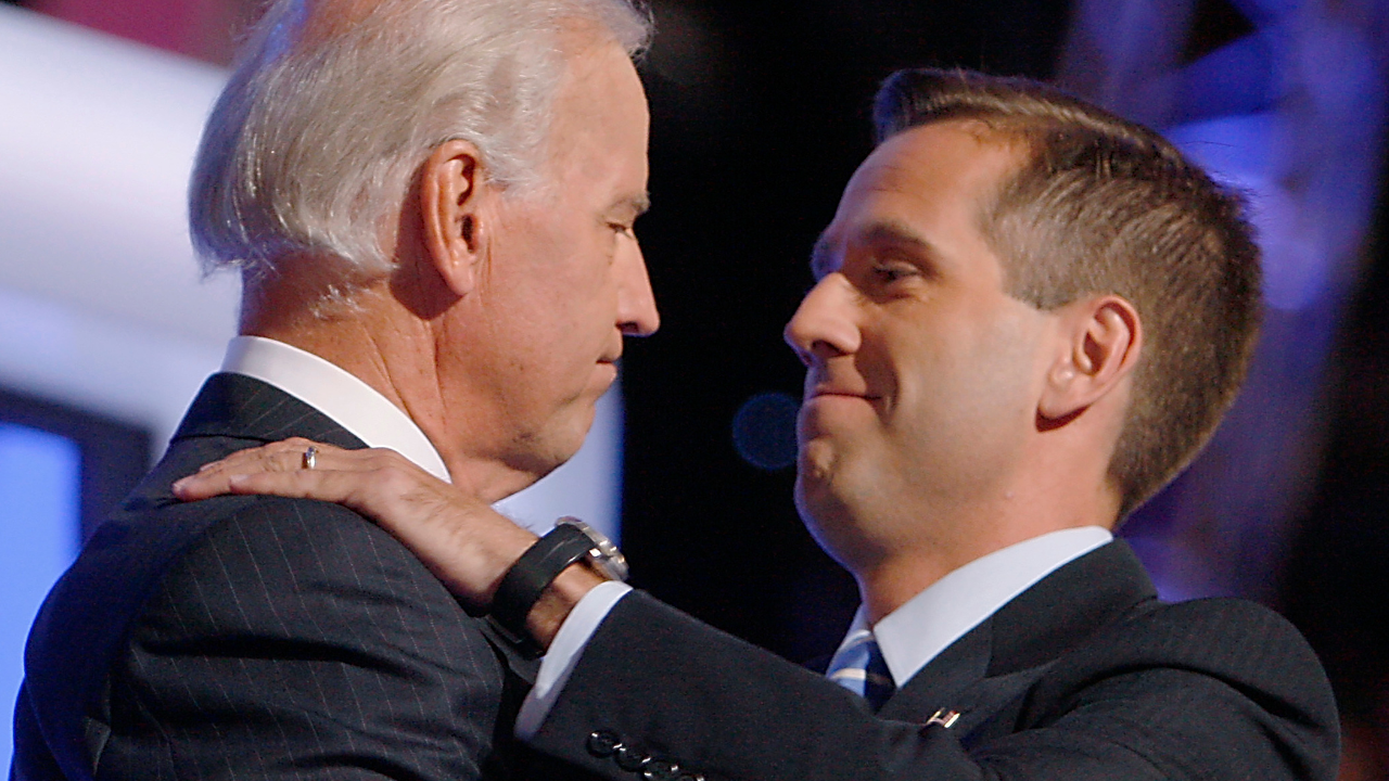 President Joe Biden And His Son Beau Biden