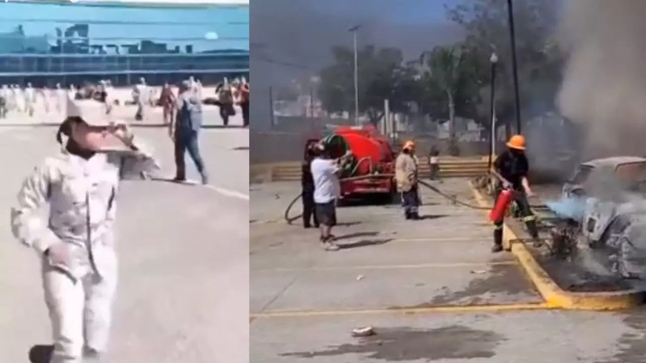 Mexico Protest: Videos Capture Stampede-Like Panic at Government Building In Chilpancingo Over Auoyzinapa Student's Death