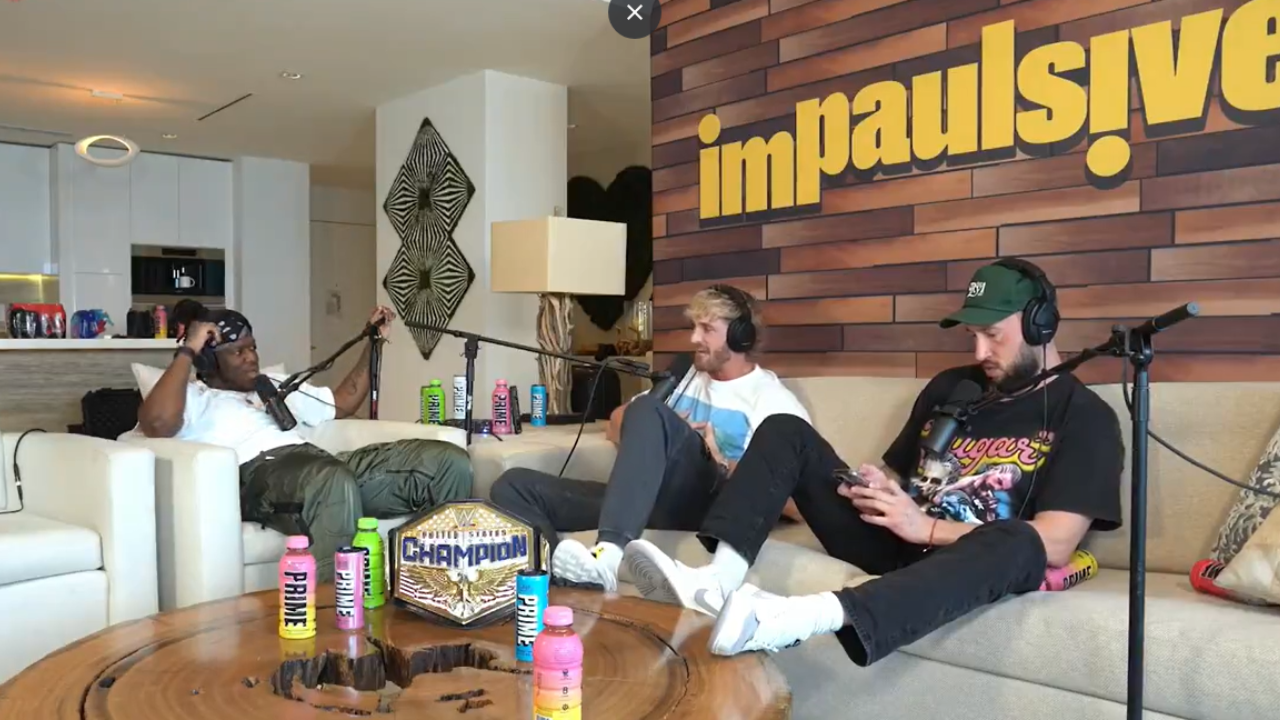 Logan Paul, KSI and Mike Majlak During Impaulsive 