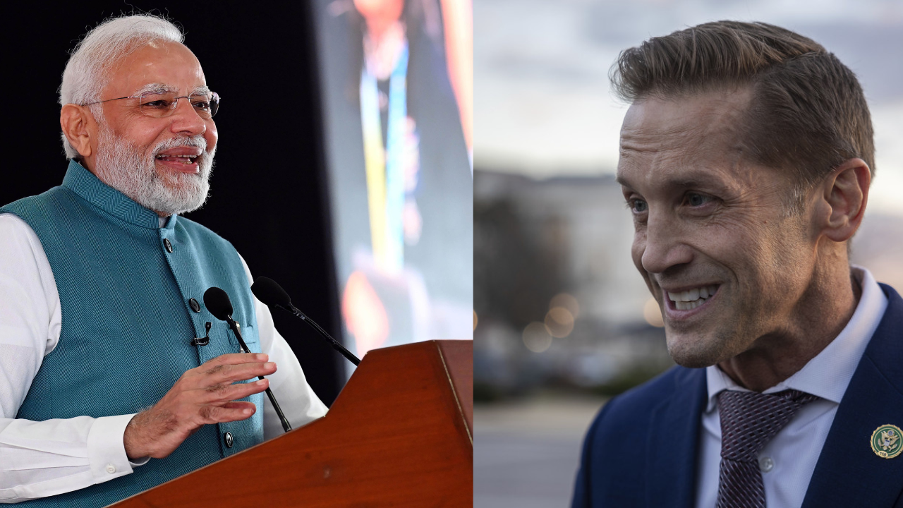 Prime Minister Narendra Modi and US Congressman Rich McCormick