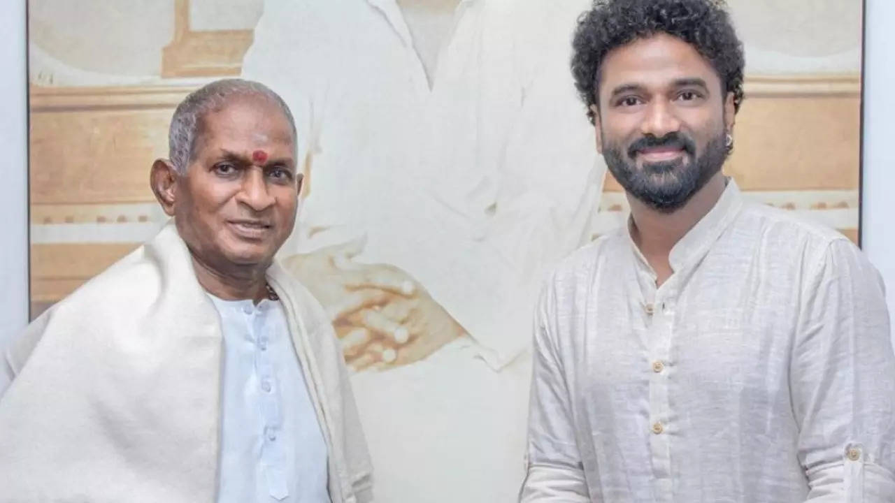 Ilaiyaraaja Visits Devi Sri Prasad's Studio