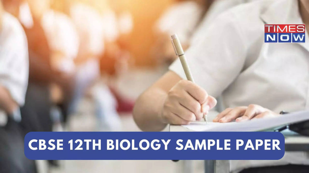 CBSE Class 12 Biology Sample Paper 2024 PDF and Marking Scheme